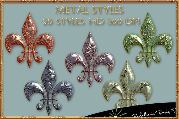 Metal Styles in Photoshop Layer Styles - product preview 1