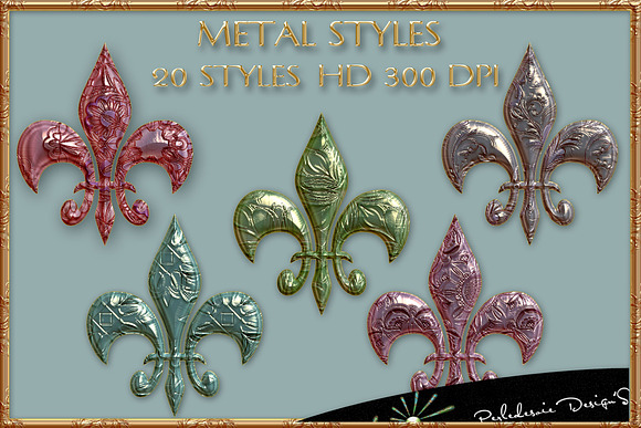 Metal Styles in Photoshop Layer Styles - product preview 2