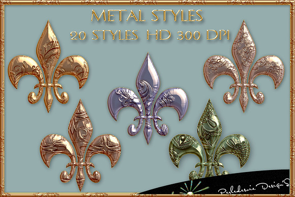 Metal Styles in Photoshop Layer Styles - product preview 3