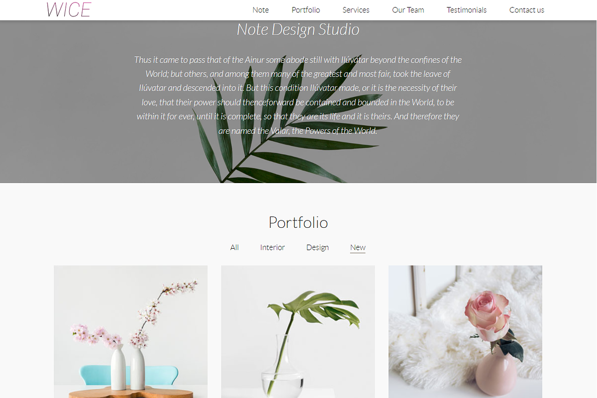 WICE - Design Studio Portfolio in HTML/CSS Themes - product preview 8