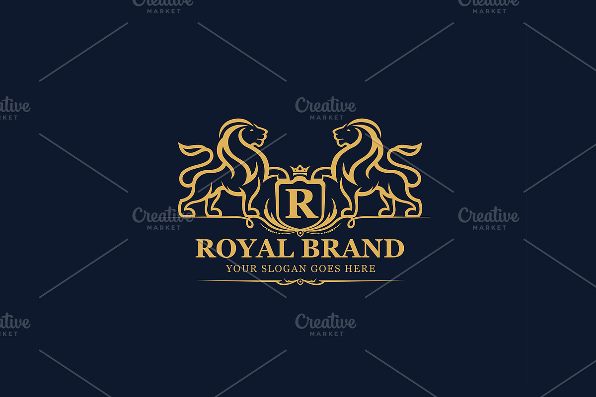 Royal Lion Logo in Logo Templates - product preview 8