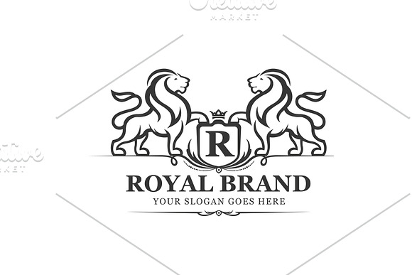 Royal Lion Logo in Logo Templates - product preview 1