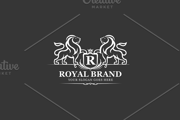 Royal Lion Logo in Logo Templates - product preview 2