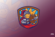 Art Knight Vector Logo Mascot