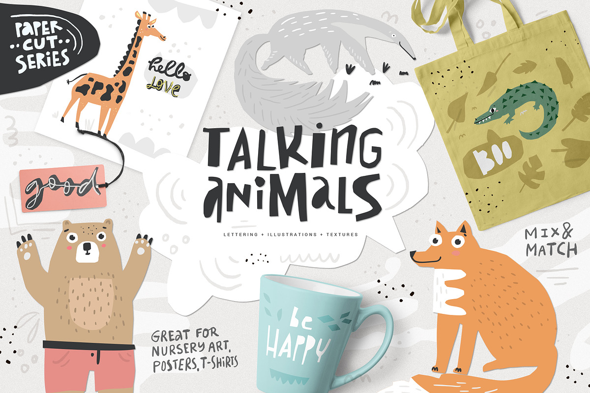 Talking Animals Bundle in Illustrations - product preview 8