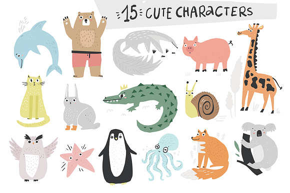 Talking Animals Bundle in Illustrations - product preview 1