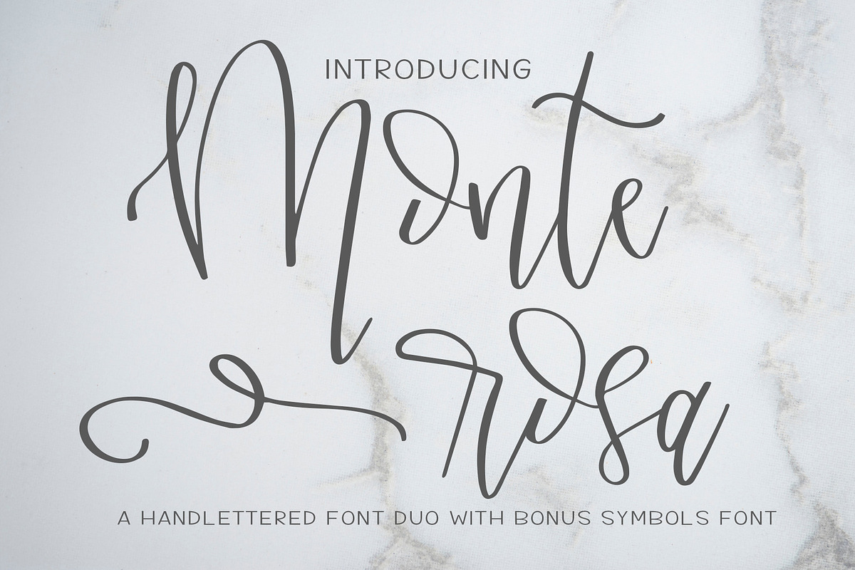 Monte Rosa in Script Fonts - product preview 8