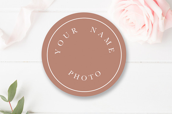 Photographer Sticker Templates in Stationery Templates - product preview 3
