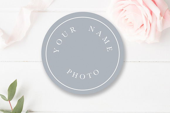 Photographer Sticker Templates in Stationery Templates - product preview 4