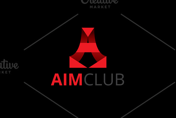 Aim A Letter Club Logo in Logo Templates - product preview 1