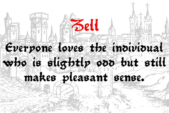 Zell in Fonts - product preview 2