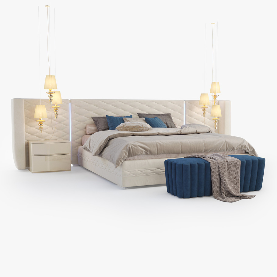 Dall'Agnese Chanel Bedroom set  in Furniture - product preview 4