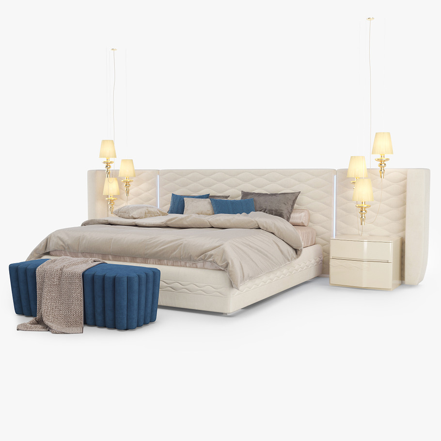 Dall'Agnese Chanel Bedroom set  in Furniture - product preview 6