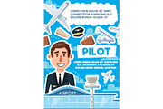 Pilot vacancy recruitment poster