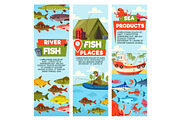 River fish and seafood products