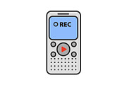 Dictaphone color icon