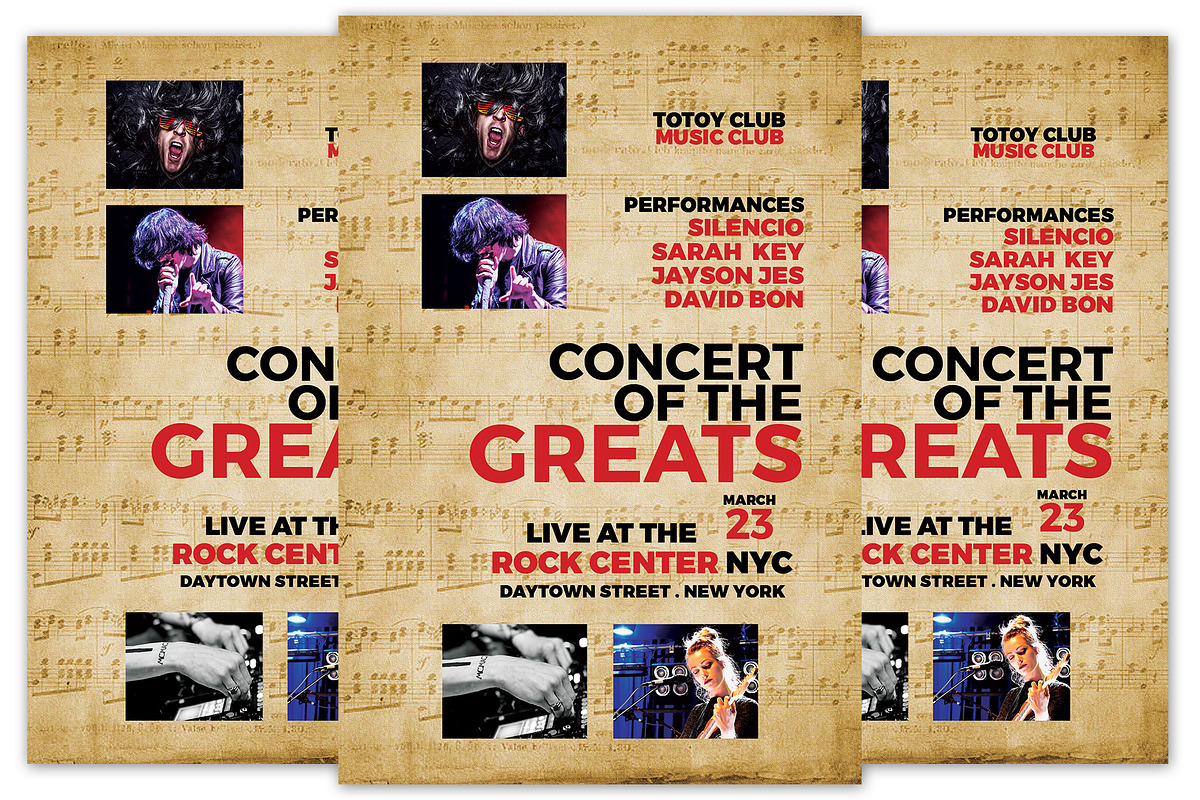 Concert of the Greats Flyer in Flyer Templates - product preview 8