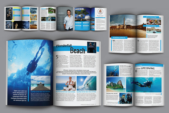 Multipurpose Magazine Template in Magazine Templates - product preview 1