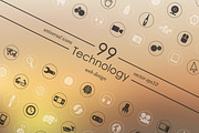 99 technology icons