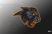 Black Panther Head Vector Logo Masco