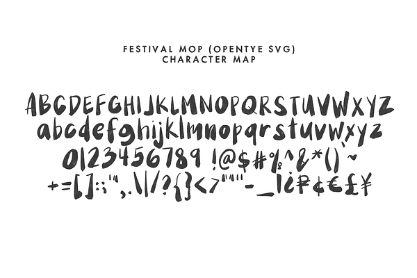 Festival — A Handwritten Font Duo