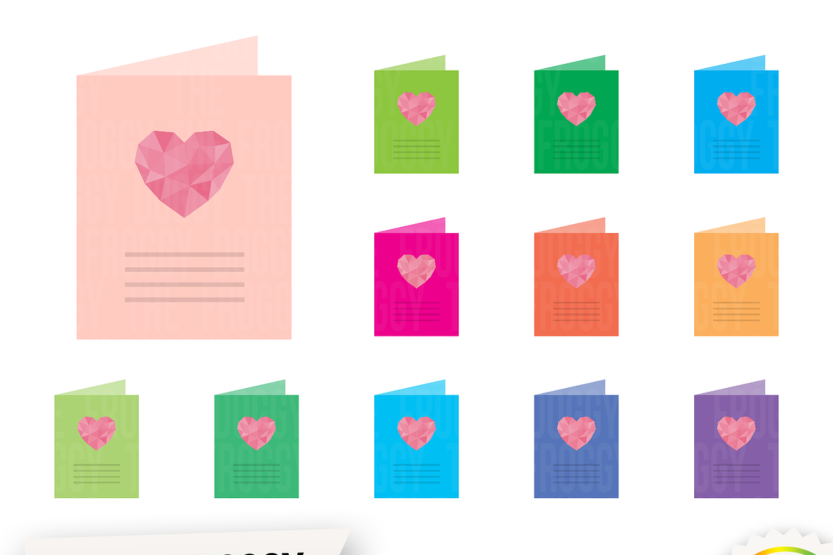 Valentine's Day Card Clipart in Illustrations - product preview 8