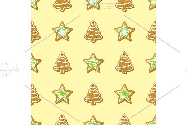 Sweet Christmas seamless pattern