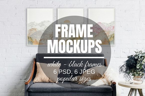 Poster Frame Mockup Template in Print Mockups - product preview 3