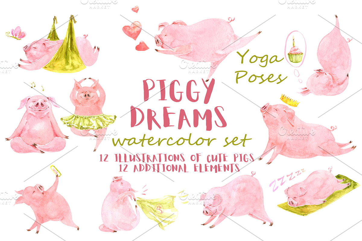 Piggy Dreams in Illustrations - product preview 8