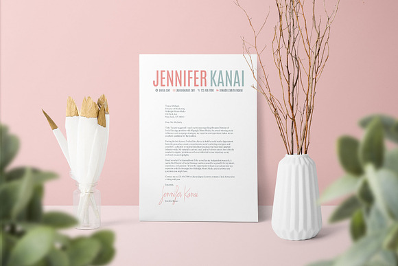 Resume & Cover Letter Templates in Letter Templates - product preview 2