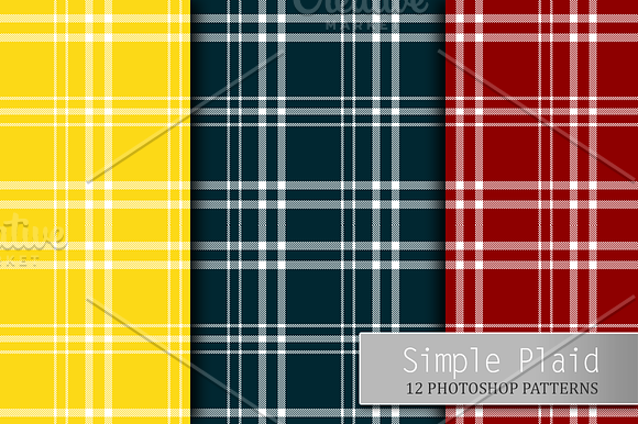 Simple Plaid in Patterns - product preview 1