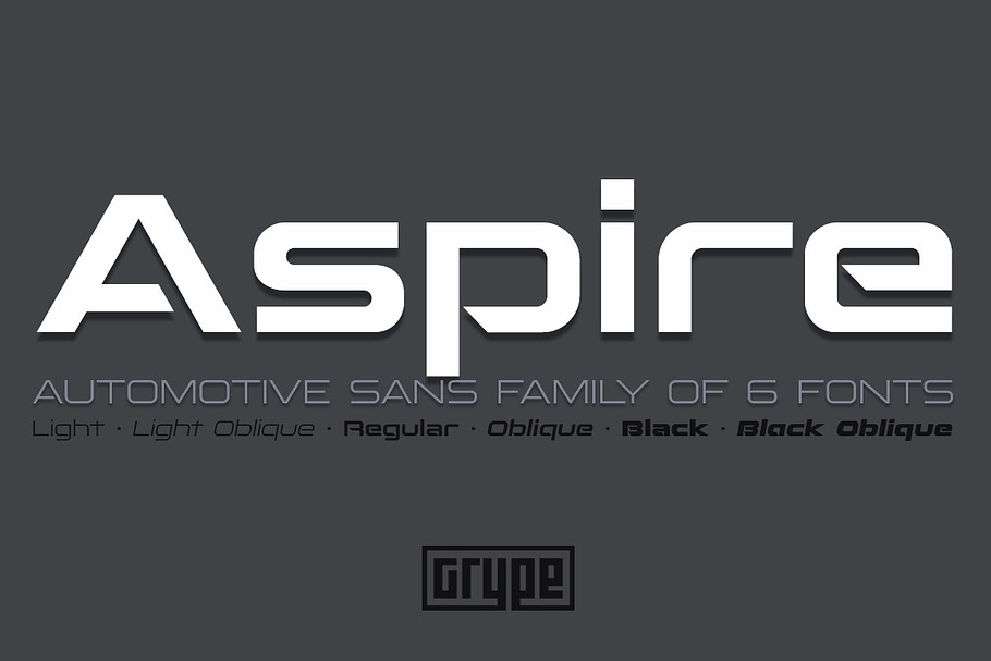 Aspire Family in Sans-Serif Fonts - product preview 8