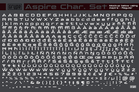 Aspire Family in Sans-Serif Fonts - product preview 5