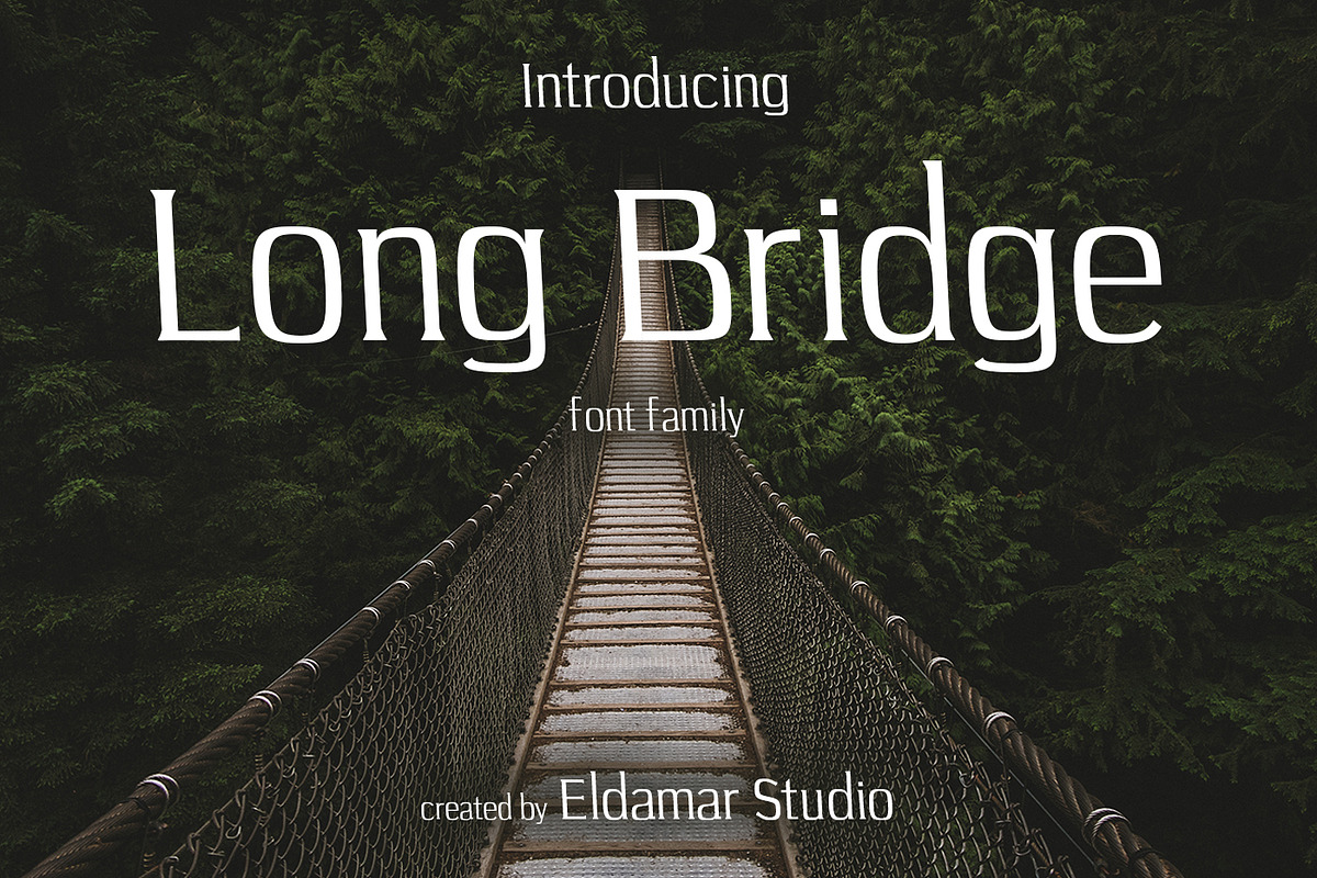 Long Bridge Font in Fonts - product preview 8