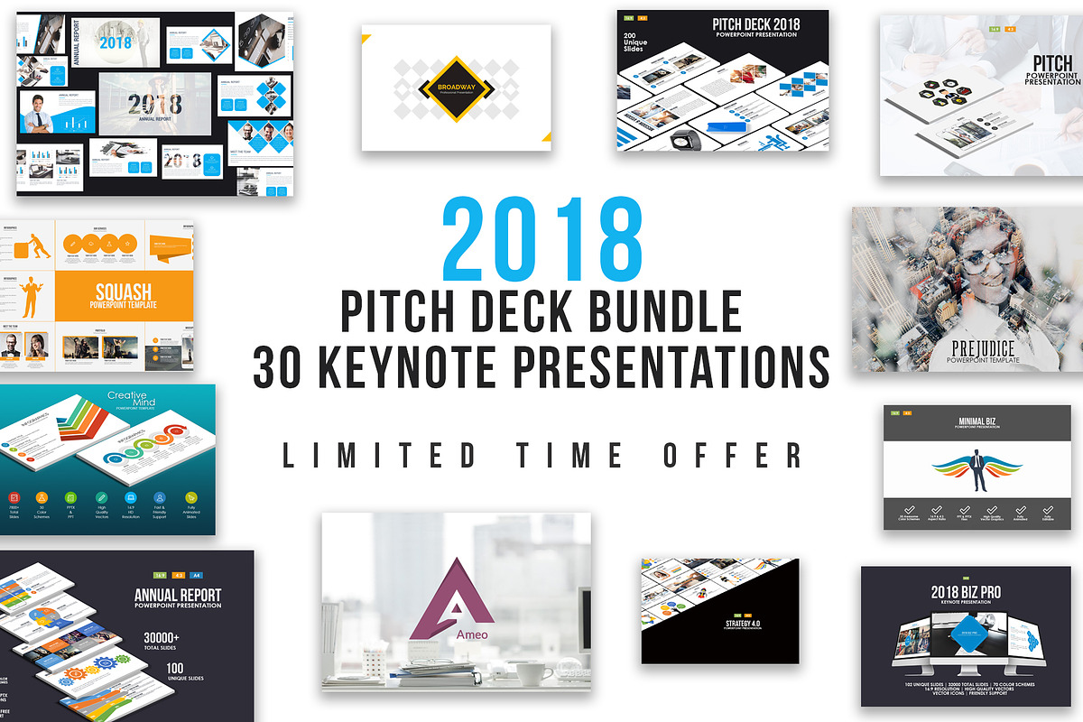 Pitch Deck Keynote Templates Bundle in Keynote Templates - product preview 8