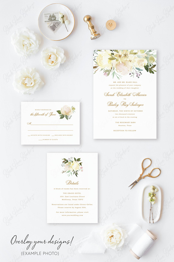 Invitation Mockup | Stationery Image in Print Mockups - product preview 4