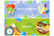 Biology, Medicine and Geology Themed