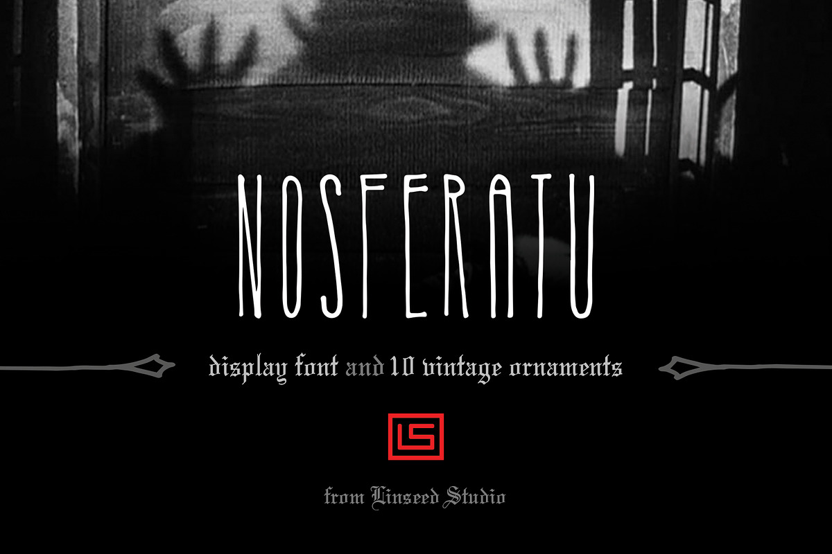 Nosferatu Display Font in Halloween Fonts - product preview 8