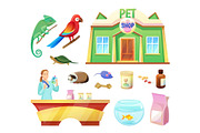 Pet Shop Animals and Products to