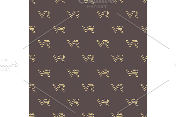 Seamless Vector Pattern With VR
