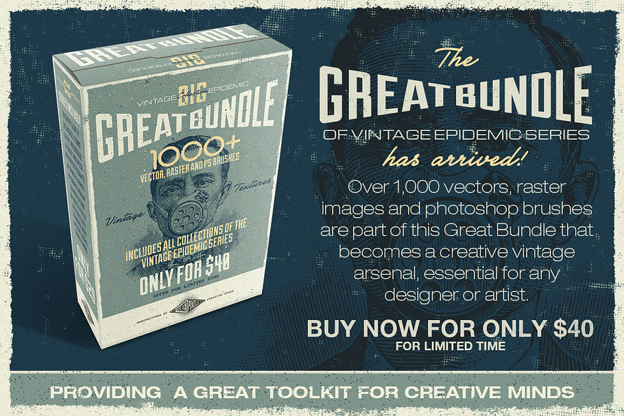 Great Bundle 1000+ Vintage Textures in Textures - product preview 8