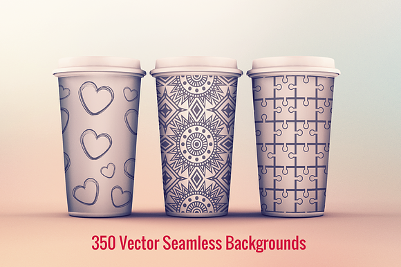 350 Vector Seamless  Backgrounds in Patterns - product preview 1