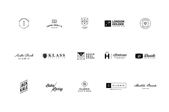 45 Minimalist Logos in Logo Templates - product preview 1
