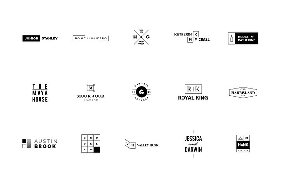 45 Minimalist Logos in Logo Templates - product preview 2