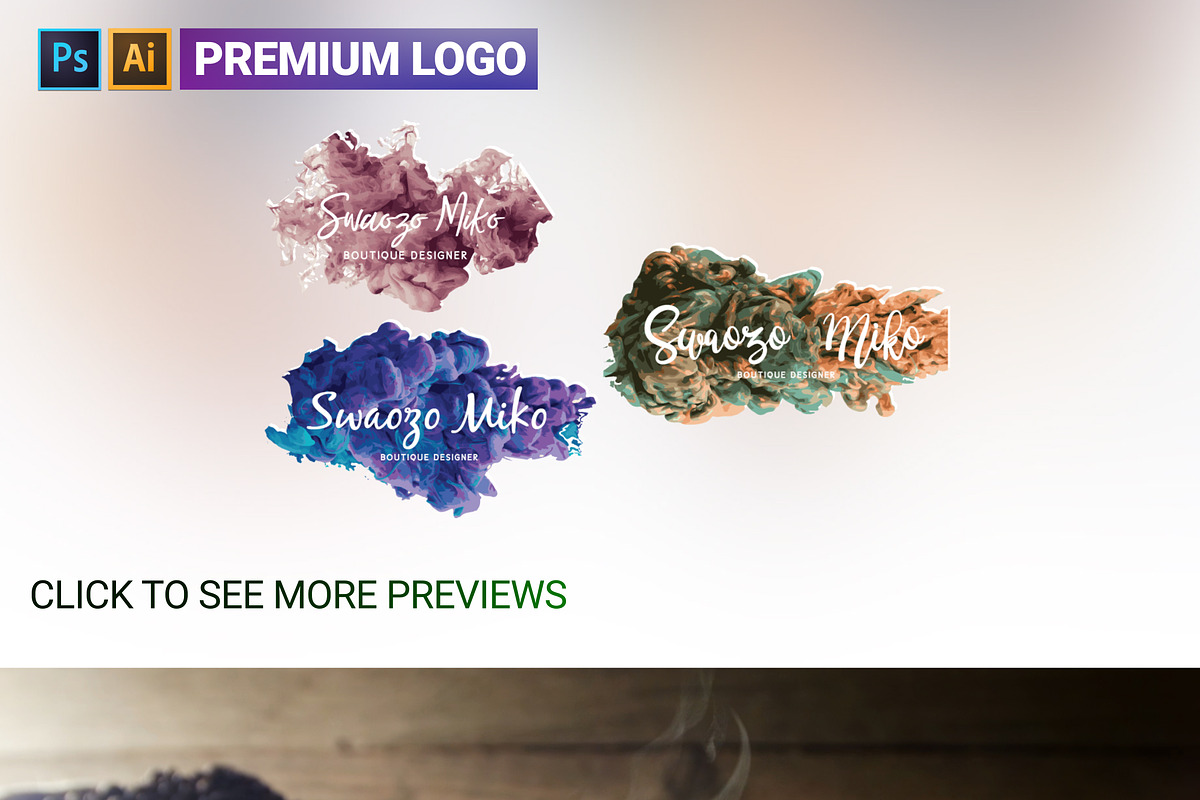Ink Drop Logos in Logo Templates - product preview 8