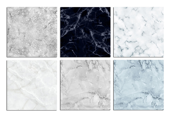 Navy Blue Marble Backgrounds in Textures - product preview 2
