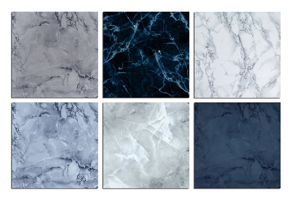 Navy Blue Marble Backgrounds in Textures - product preview 3