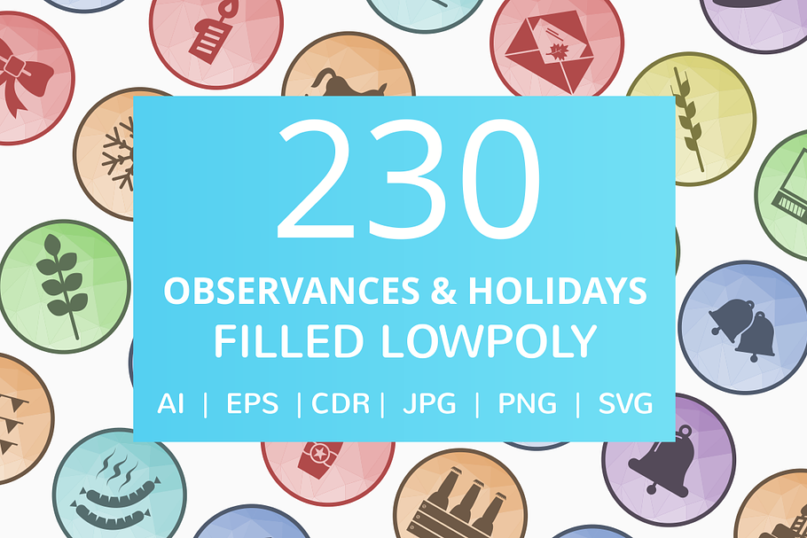 230 Observance & Holiday Filled Icon in Graphics - product preview 8