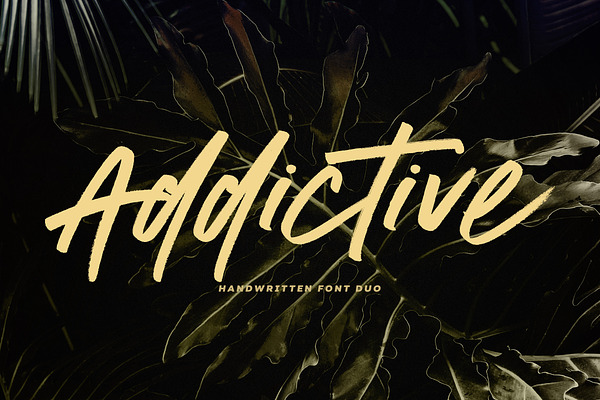 Addictive | Font Duo