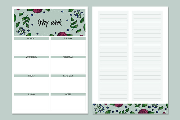 4 in 1 planner Bundle in Stationery Templates - product preview 2